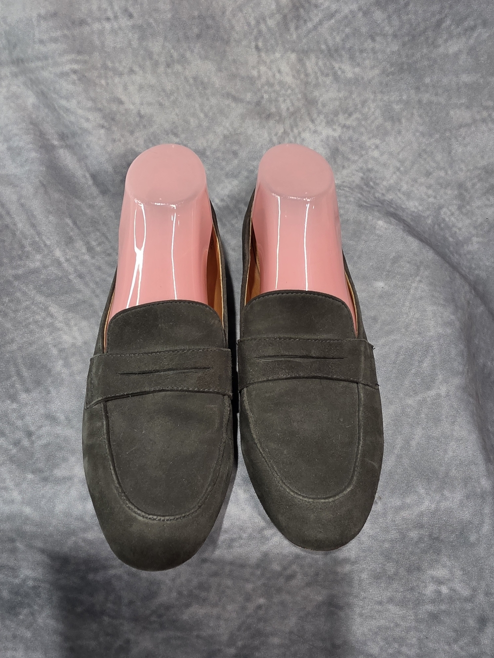 J. Crew Olive Green Suede Espadrille Loafers